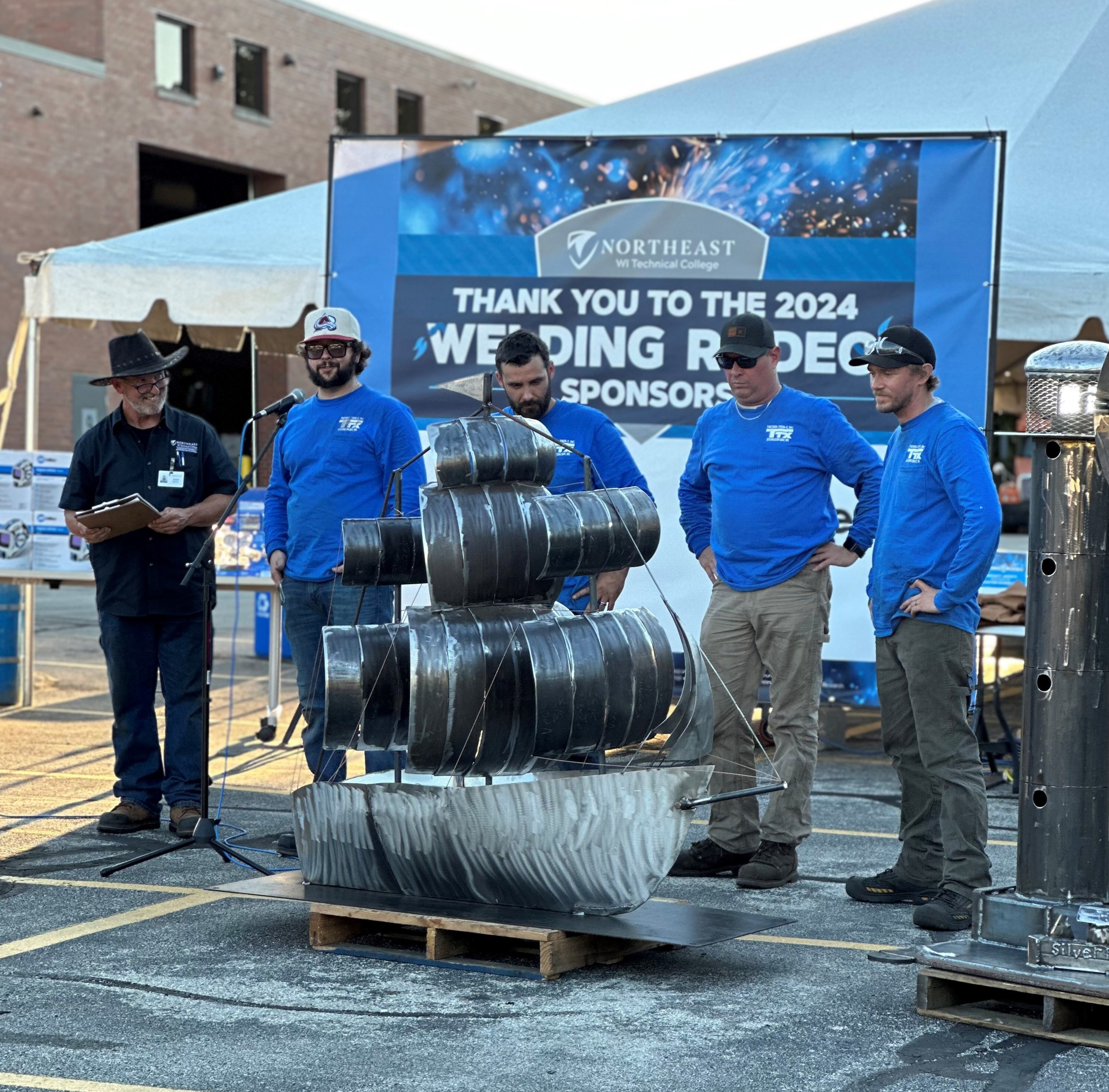 A community event celebrates local talent and careers in shipbuilding 