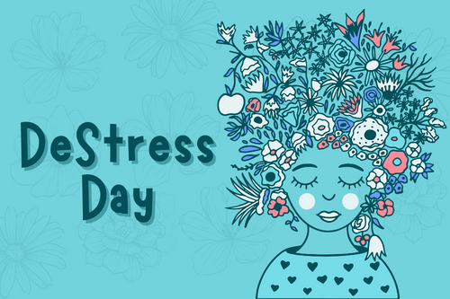 DeStress Day: Therapy Dogs, Live Flute Music, and Food