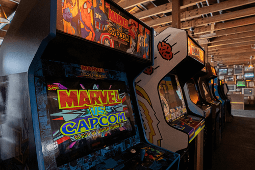 Play some classic arcade games and video games!