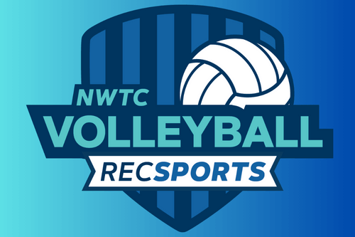 NWTC Rec Sports Volleyball Logo