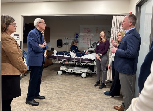 Evers in NWTC's sonography lab